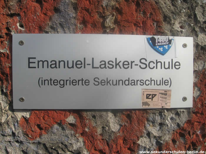 Emanuel-Lasker-Oberschule Schild