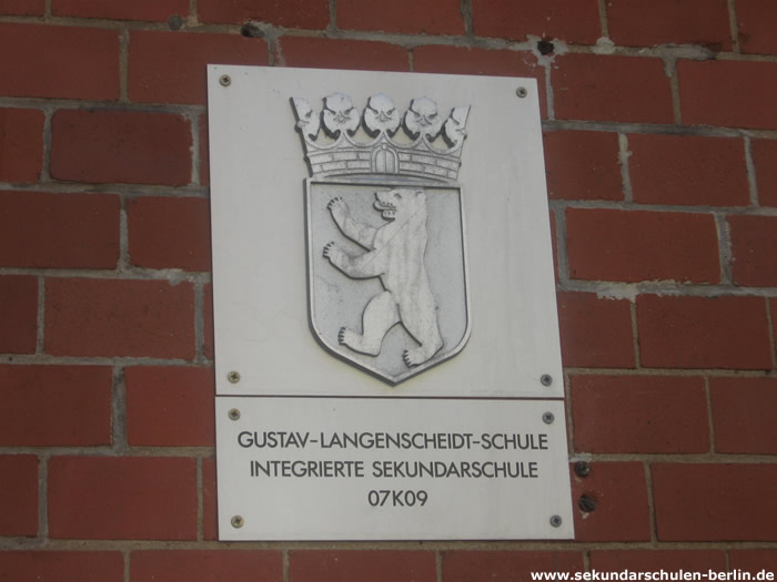 Gustav-Langenscheidt-Schule Schulschild