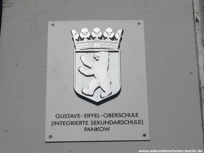 Gustave-Eiffel-Oberschule Schulschild Gustave-Eiffel-Oberschule Schulschild