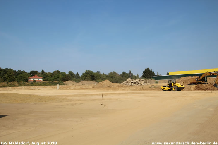 Baustelle Sekundarschule Mahlsdorf (August 2018)