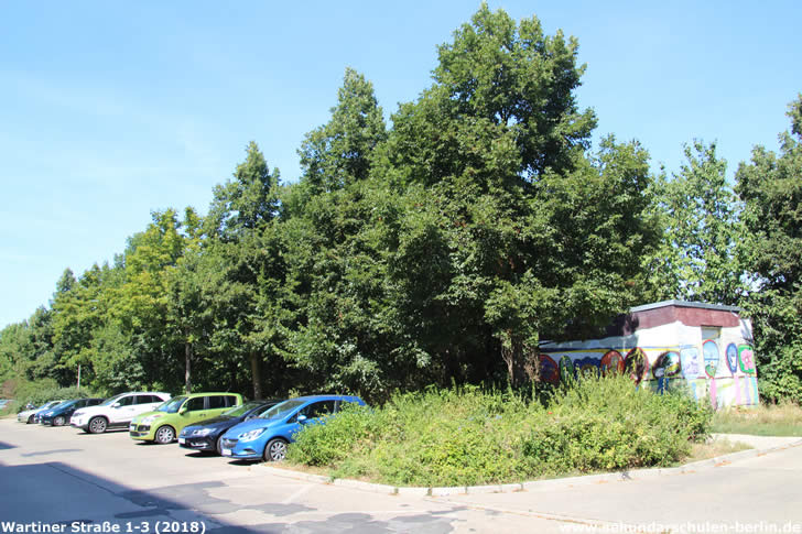 Wartiner Straße 1-3 im Jahr 2018 Wartiner Straße 1-3 im Jahr 2018