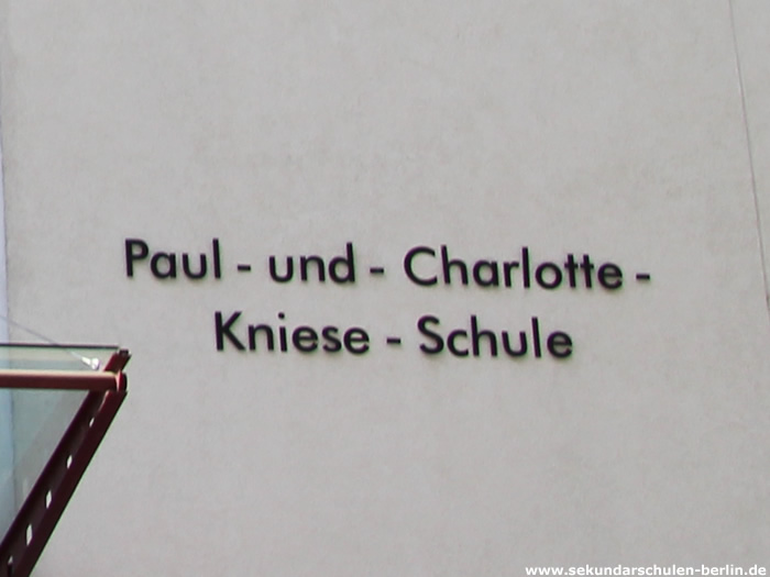 Paul-und-Charlotte-Kniese-Schule Berlin Paul-und-Charlotte-Kniese-Schule Berlin