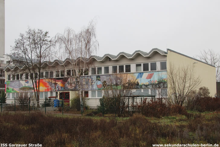 Sporthalle Wuhlestraße 18 (ehemals Teil der Carl-Spitzweg-Oberschule) im Dezember 2019