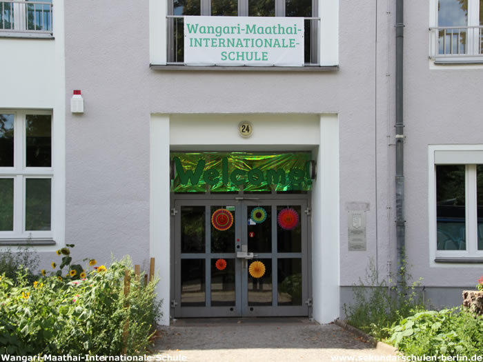 Wangari-Maathai-Internationale-Schule - Eingang Wangari-Maathai-Internationale-Schule - Eingang